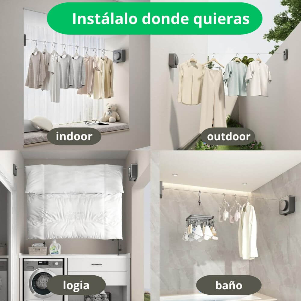 Tendedero Retráctil